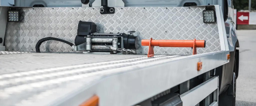 Tow Truck Equipped with Vehicle Recovery Gear