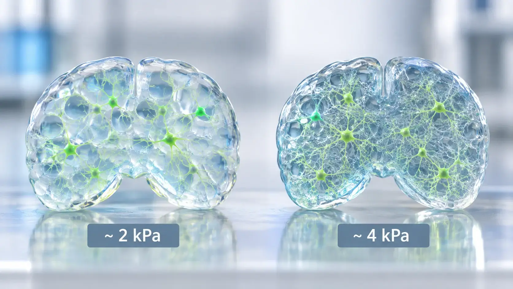 Neutral Tissue Modle GelMA Hydrogel Stiffness in Bioprinted Neural Tissue