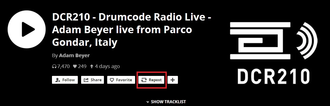 mixcloud repost