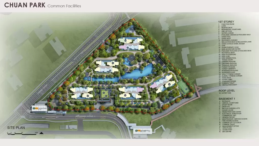 The Chuan Park site plan