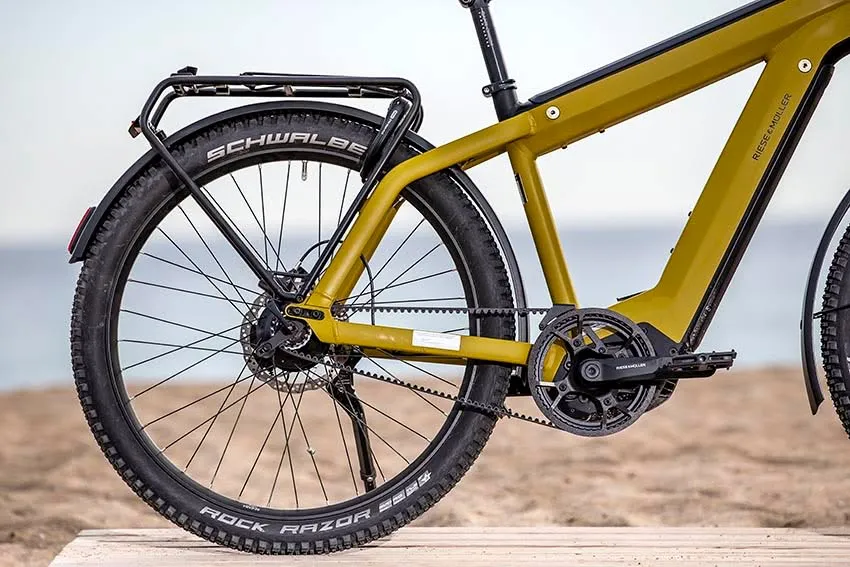 La pata de cabra también viene de serie en la Riese & Müller Supercharger2