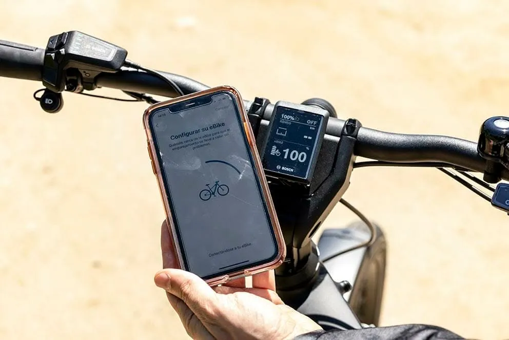 Gracias a la app eBike Flow de Bosch es posible la conexión con la bicicleta