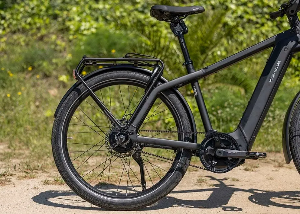 En el portaequipajes trasero de la Charger4 se pueden llevar hasta 27,5 kilos de carga