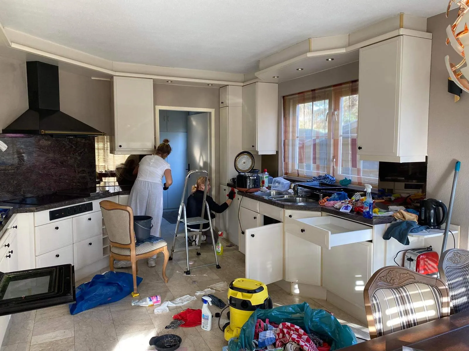 Before cleaning