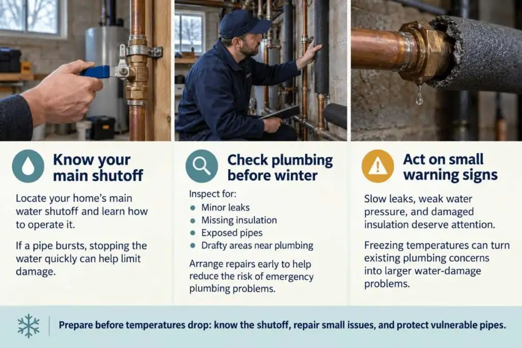 Frozen Pipes During Cold Snaps: What Homeowners Need to Know Before Temperatures Drop 9 Expert Tips for Protecting Your Plumbing During Cold Weather