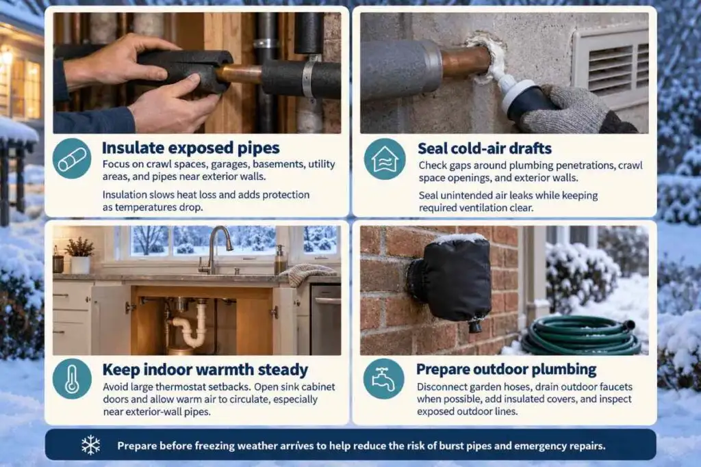 Frozen Pipes During Cold Snaps: What Homeowners Need to Know Before Temperatures Drop 5 How Can You Prevent Frozen Pipes During Cold Snaps