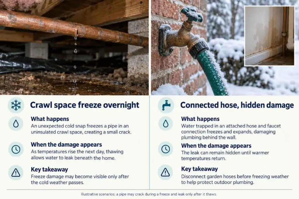 Frozen Pipes During Cold Snaps: What Homeowners Need to Know Before Temperatures Drop 8 Real-World Examples of Frozen Pipe Problems