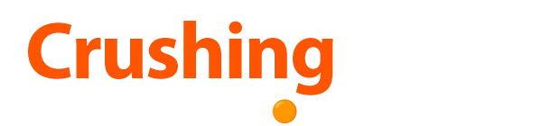 Crushing Local logo in orange and white