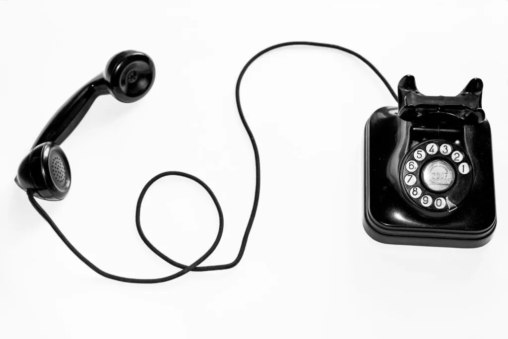 Vintage rotary telephone representing contact Daniel Sandler, CPA