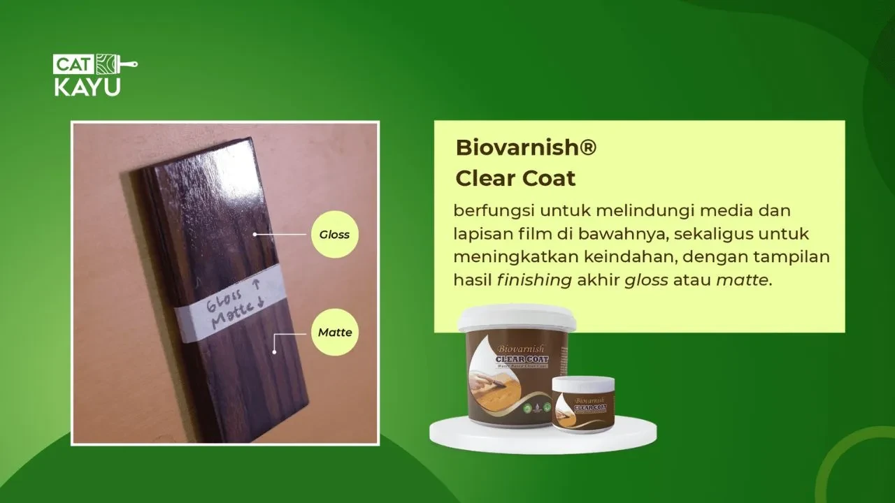 Fungsi Cat Pernis Kayu Biovarnish Clear Coat