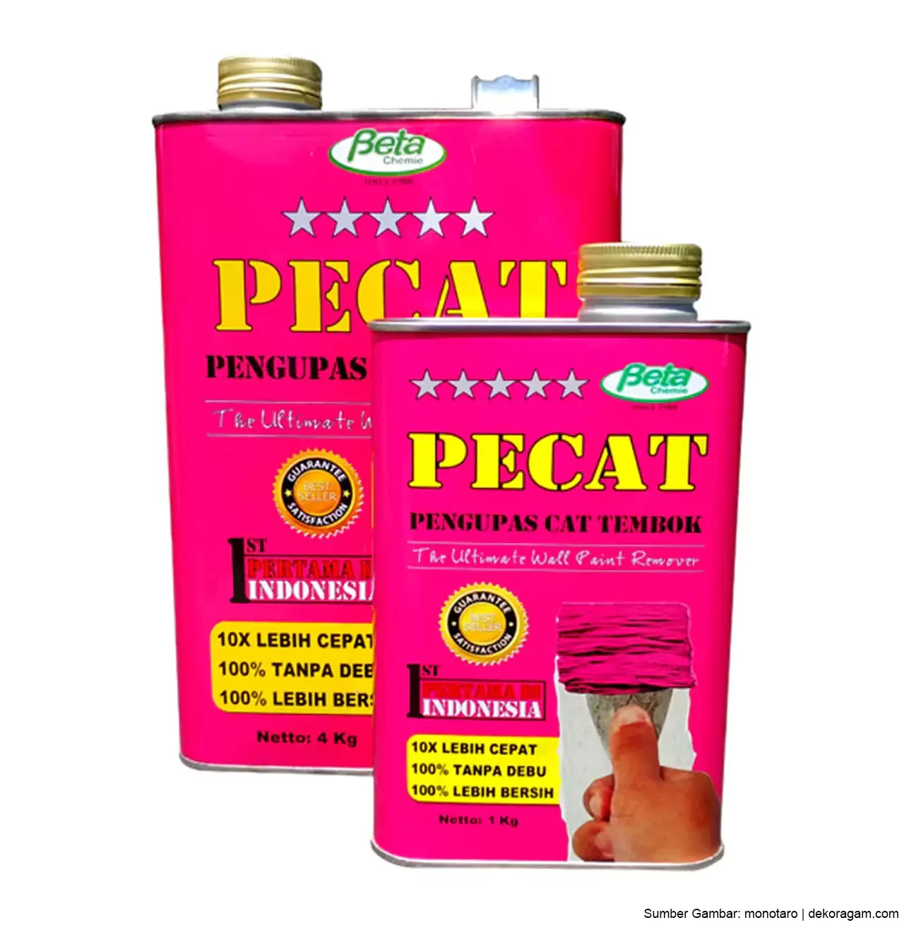 Pecat Pengupas Cat Tembok Paint Remover