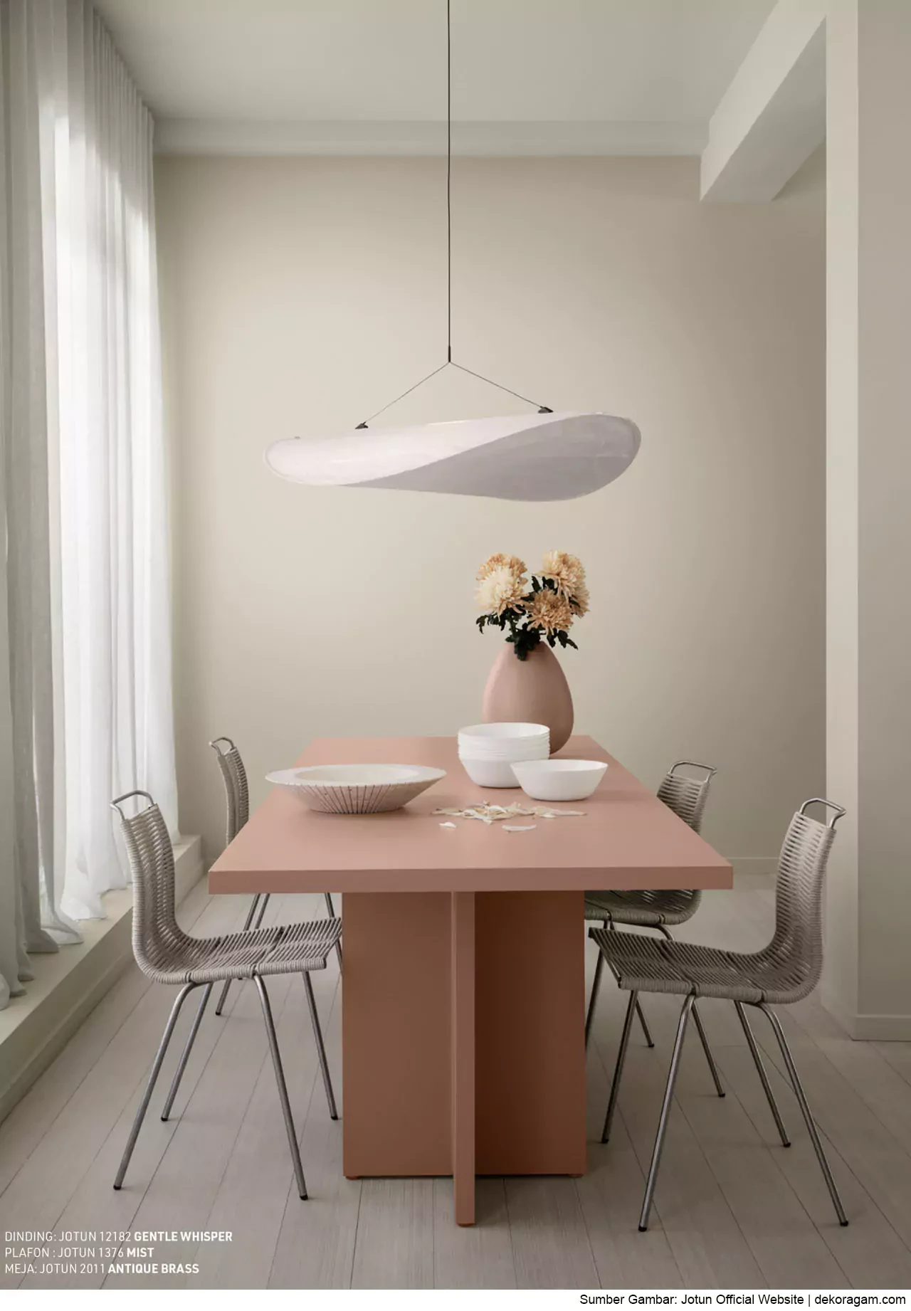 Warna Cat Interior Jotun Gentle Whisper 12182 Untuk Ruang Tamu