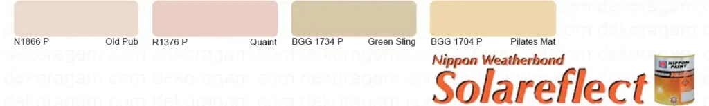 Cat Nippon Paint Solareflect Warna Cream
