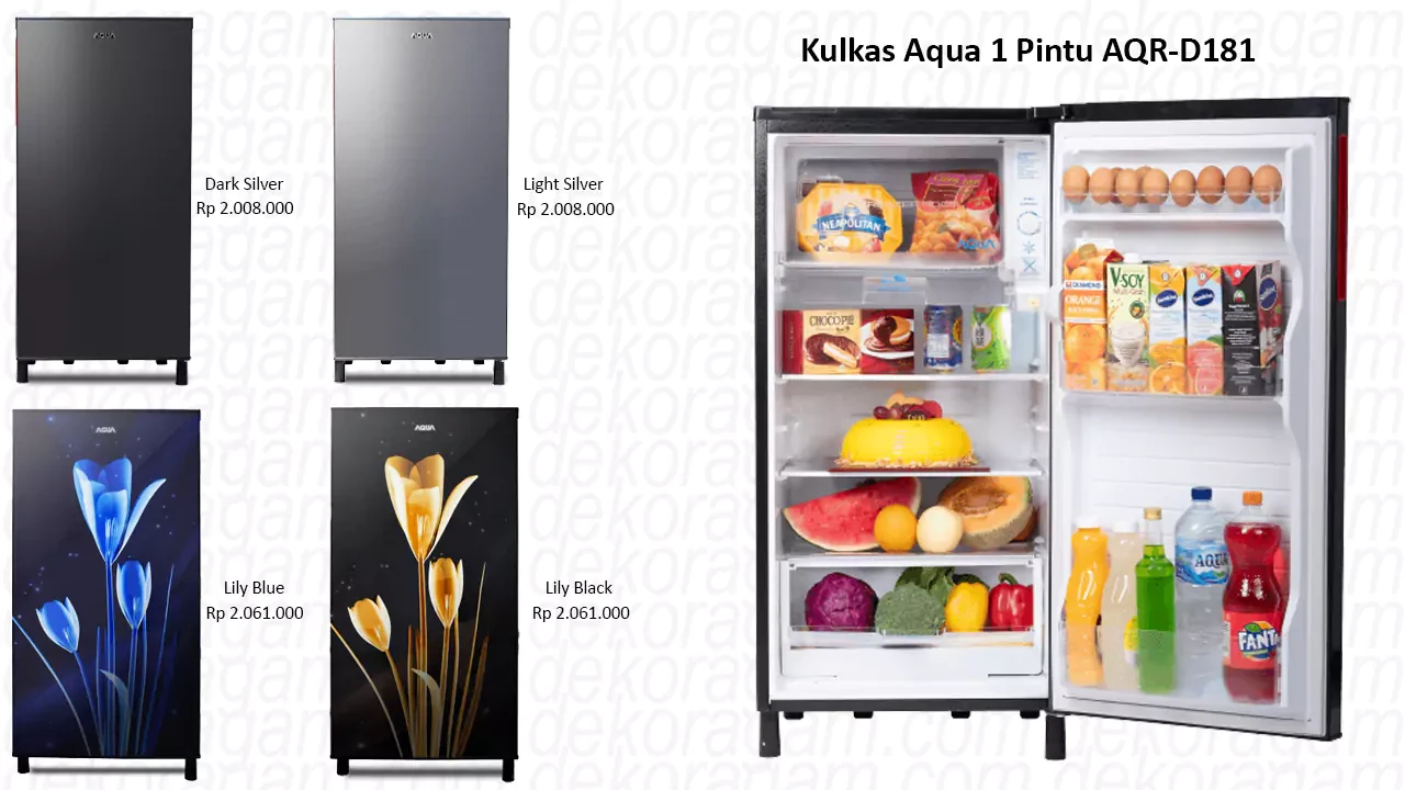 Kulkas Aqua 1 Pintu Aqr D181