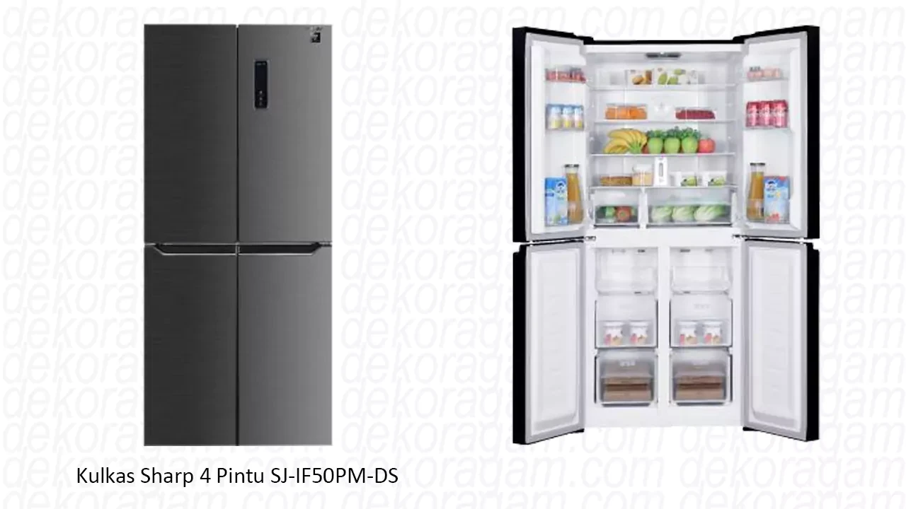 Kulkas Sharp 4 Pintu Sj If50pm Ds