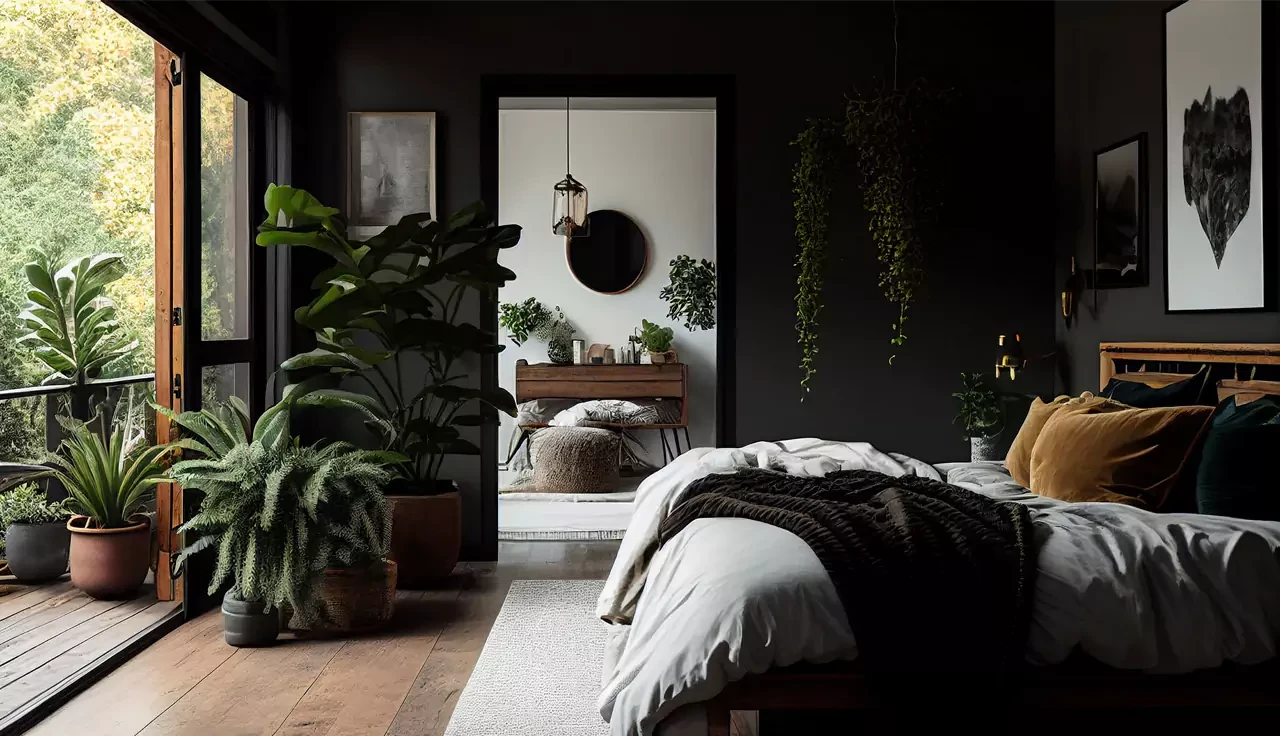 Cat Kamar Aesthetic Warna Hitam