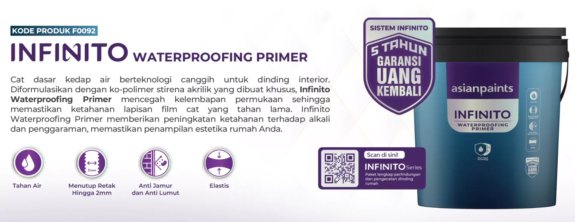 Asian Paints Infinito Waterproofing Primer