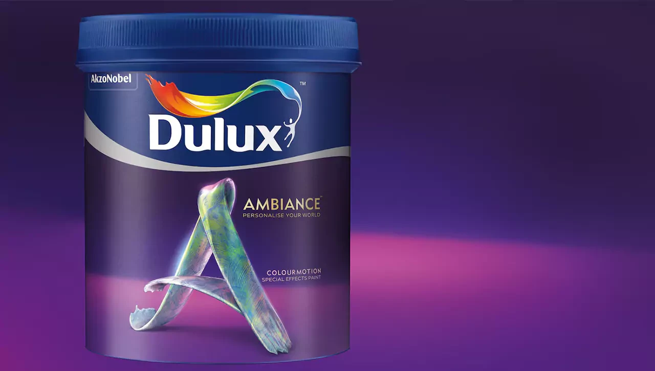 Dulux Ambiance Colour Motion Cat Tembok Yang Mengkilap
