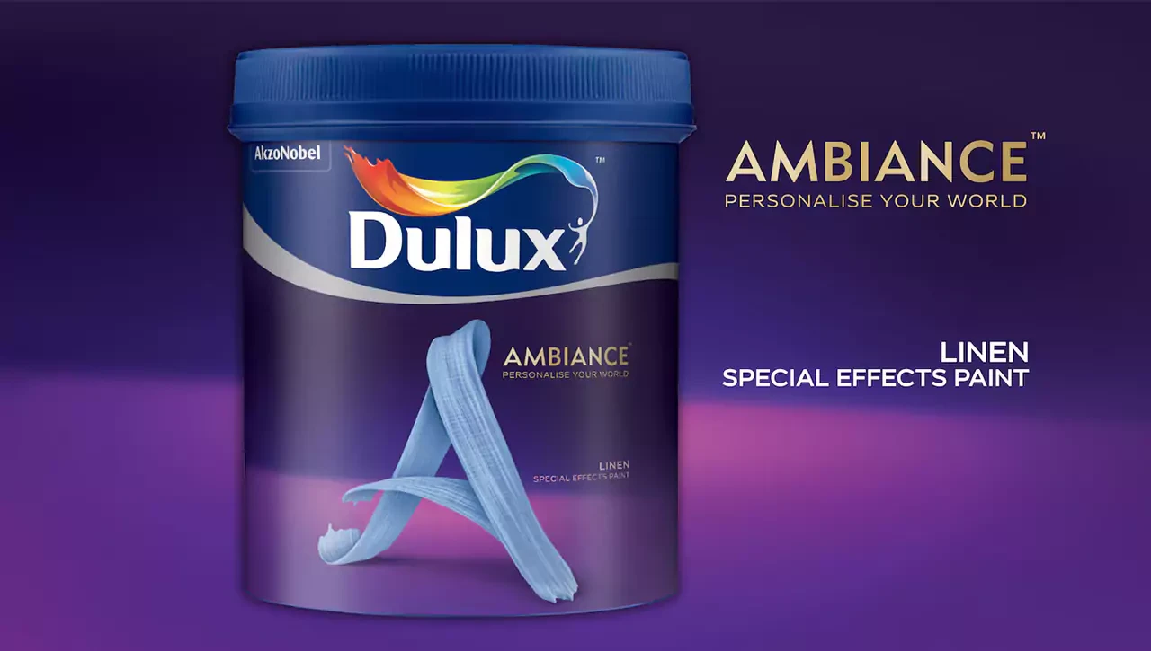 Dulux Ambiance Linen Cat Tembok Yang Mengkilap