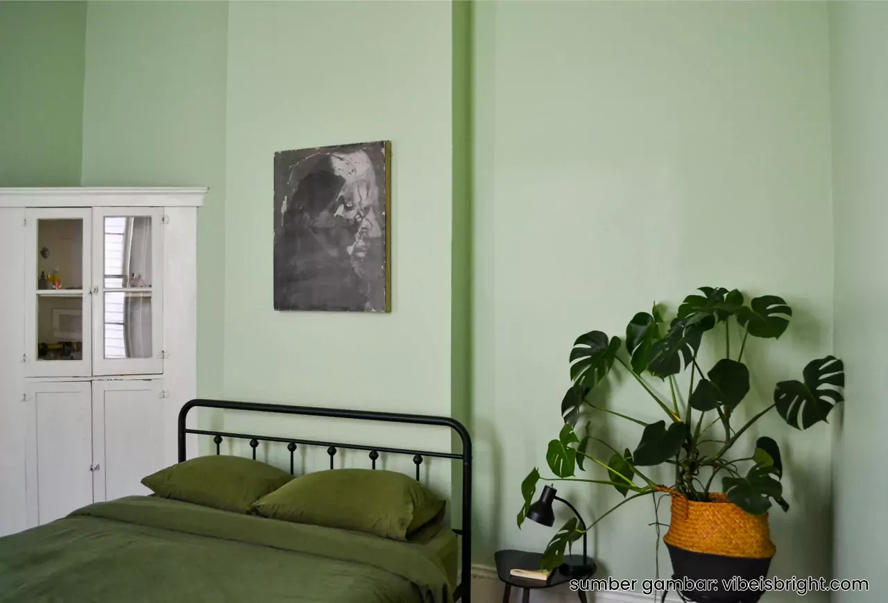 Cat Kamar Warna Hijau Mint Yang Bagus Untuk Perempuan