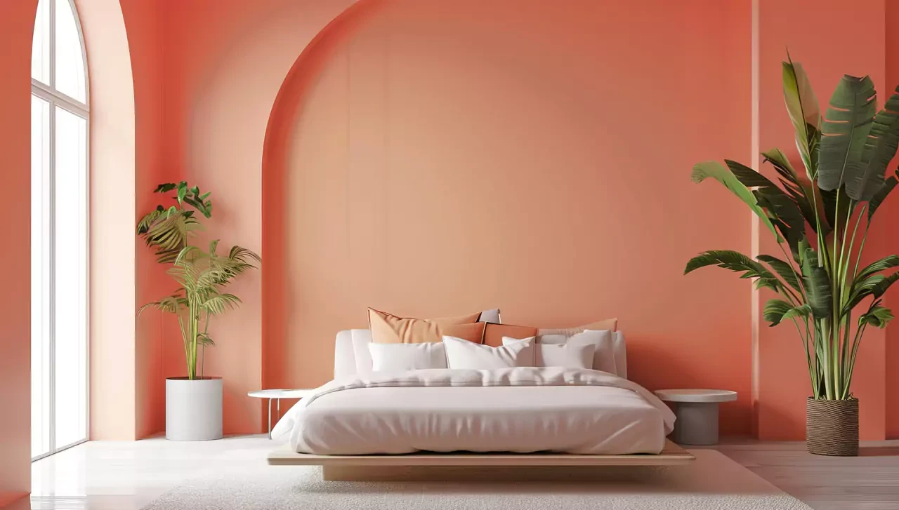 Cat Kamar Warna Peach Yang Bagus Untuk Perempuan