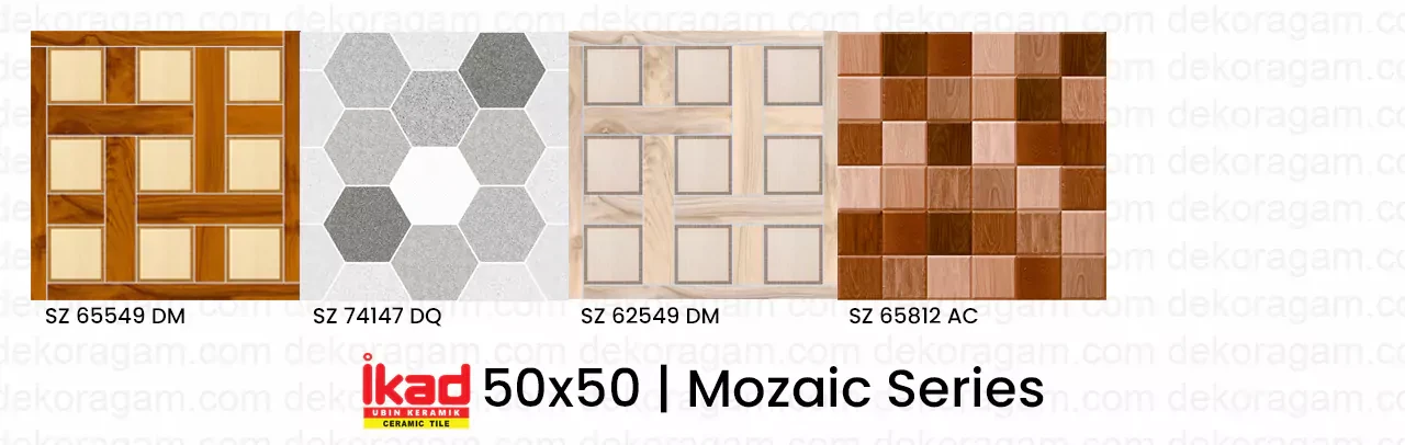 Katalog Keramik Ikad 50x50 Motif Mozaic