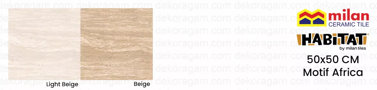 Katalog Keramik Milan Habitat 50x50 Motif Africa