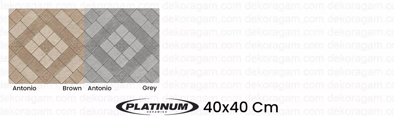Katalog Keramik Platinum 40x40 Motif Antonio