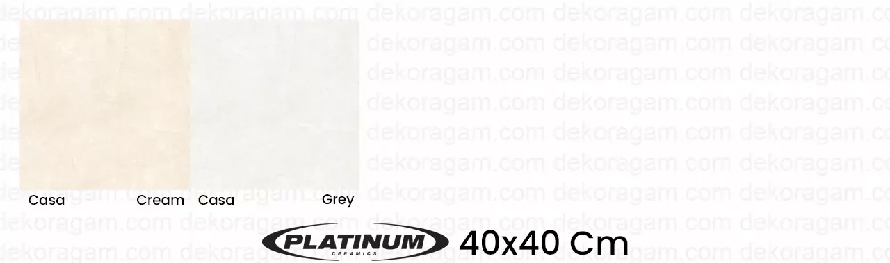 Katalog Keramik Platinum 40x40 Motif Casa