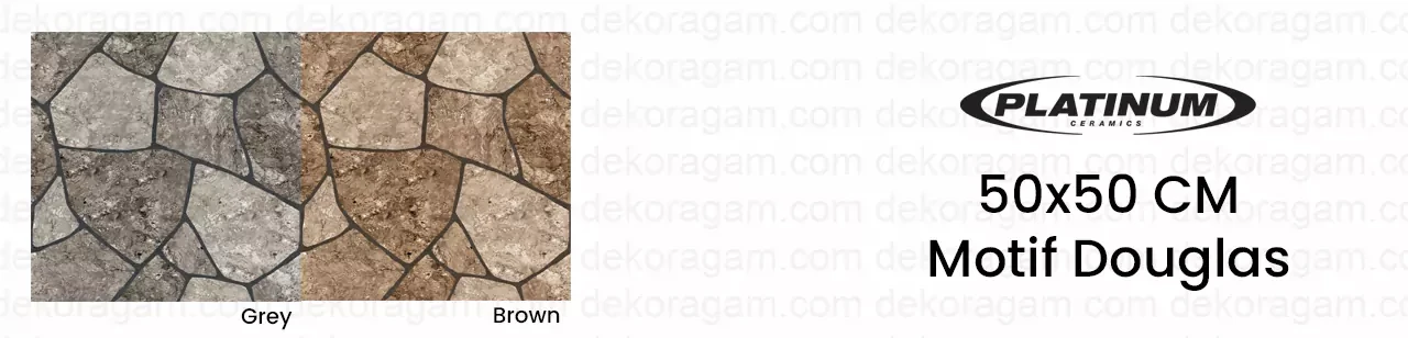 Katalog Keramik Platinum 50x50 Motif Douglas