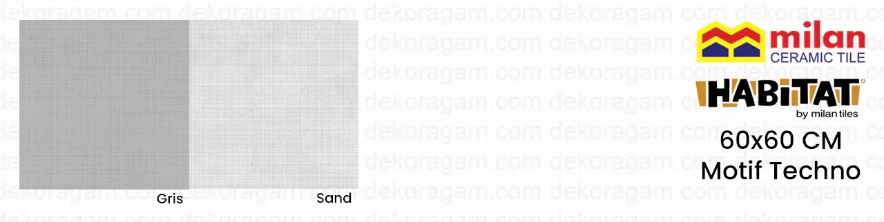 Katalog Keramik Milan Habitat 60x60 Motif Techno