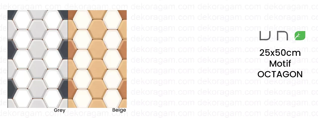 Katalog Keramik Uno 25x50 Motif Octagon