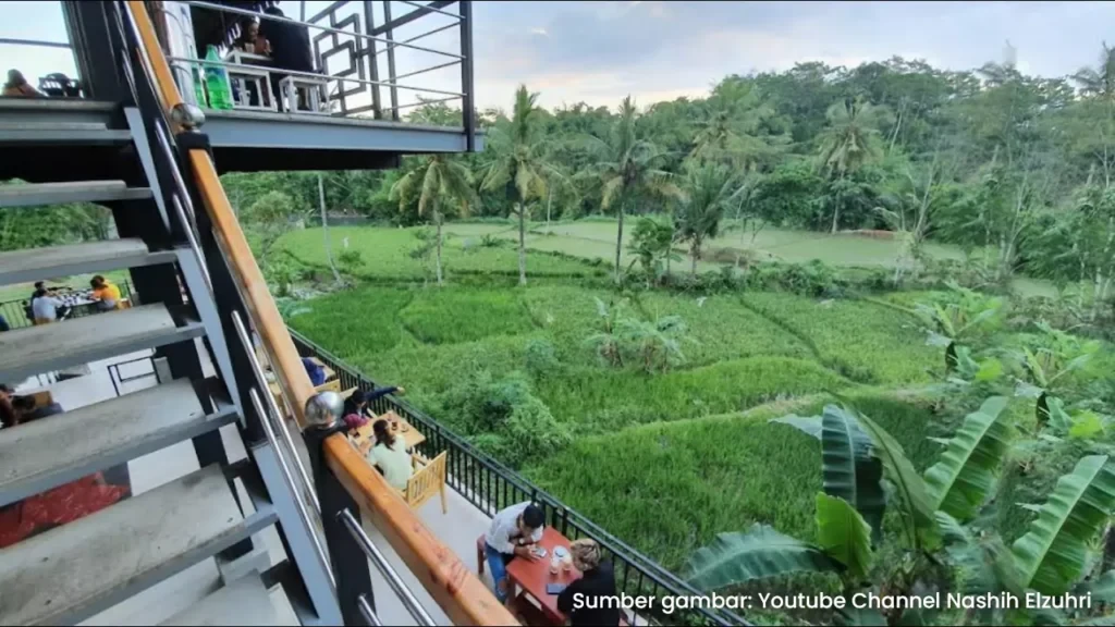 Desain arsitektur cafe senja coffee dan kitchen