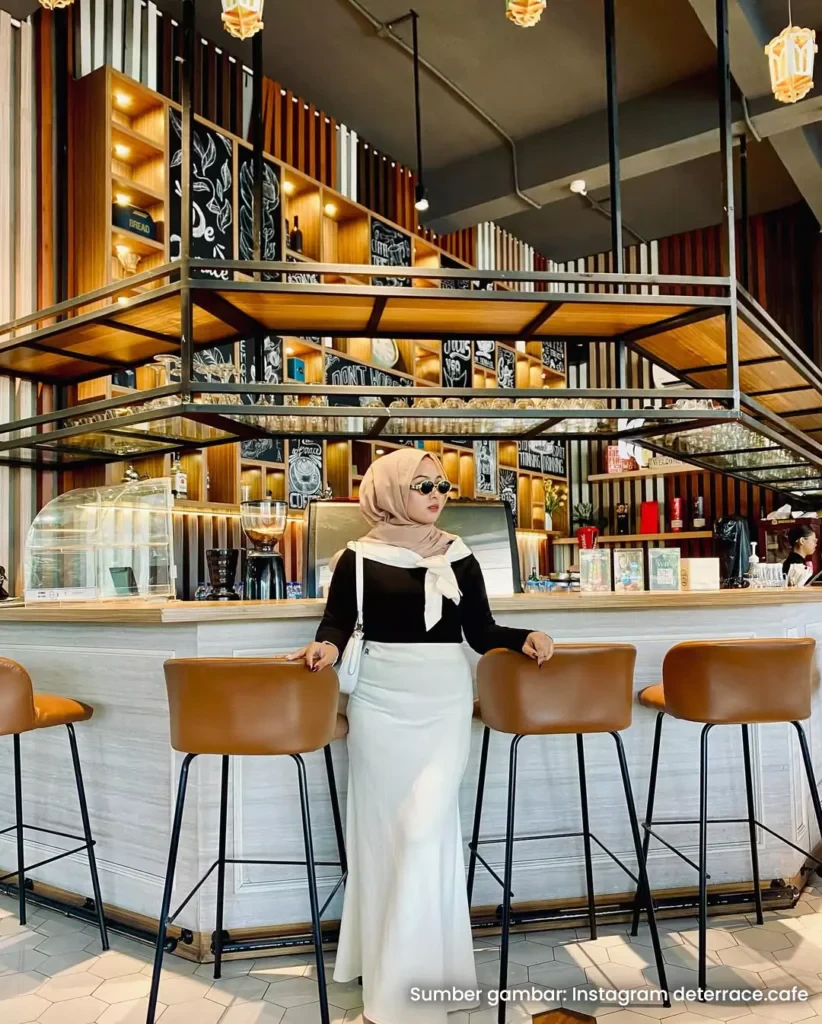 Desain arsitektur deterracecafe