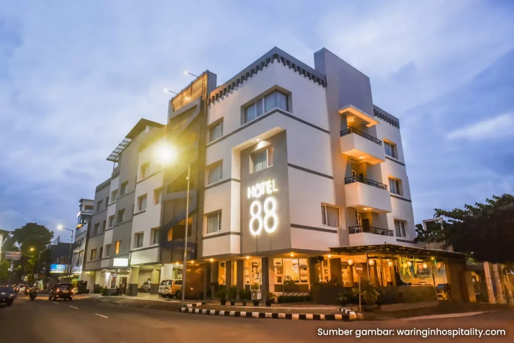 Desain arsitektur hotel 88 jember
