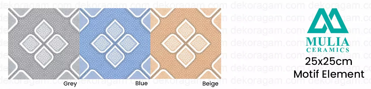 Katalog keramik mulia 25x25 motif element