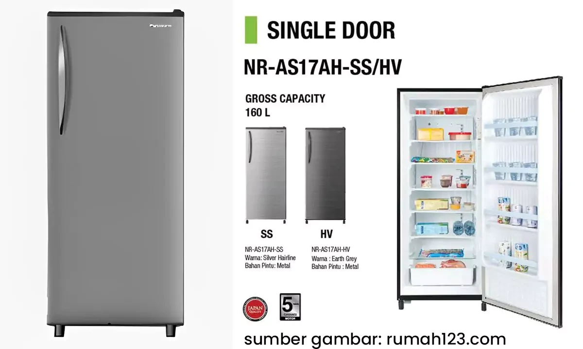 Kulkas panasonic nr as17ah 1 pintu