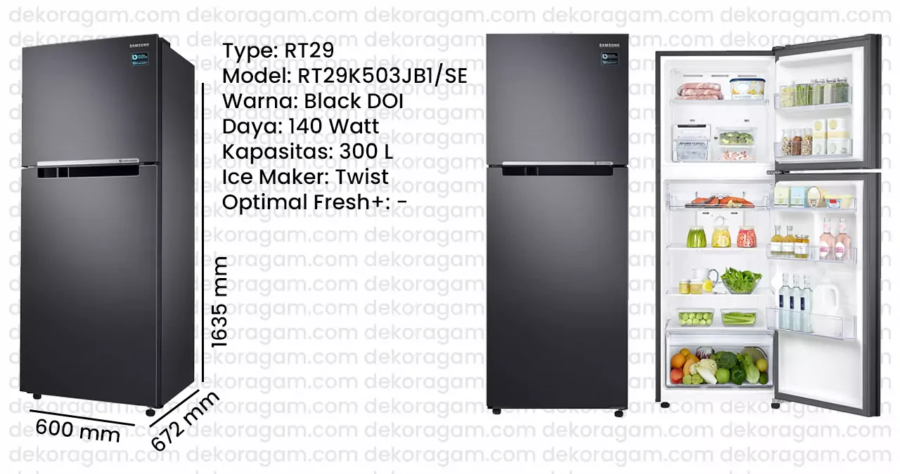 Kulkas samsung 2 pintu inverter rt29 model lama