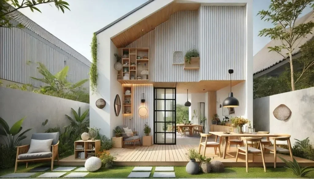 Rumah Skandinavia Minimalis Budget Terbatas