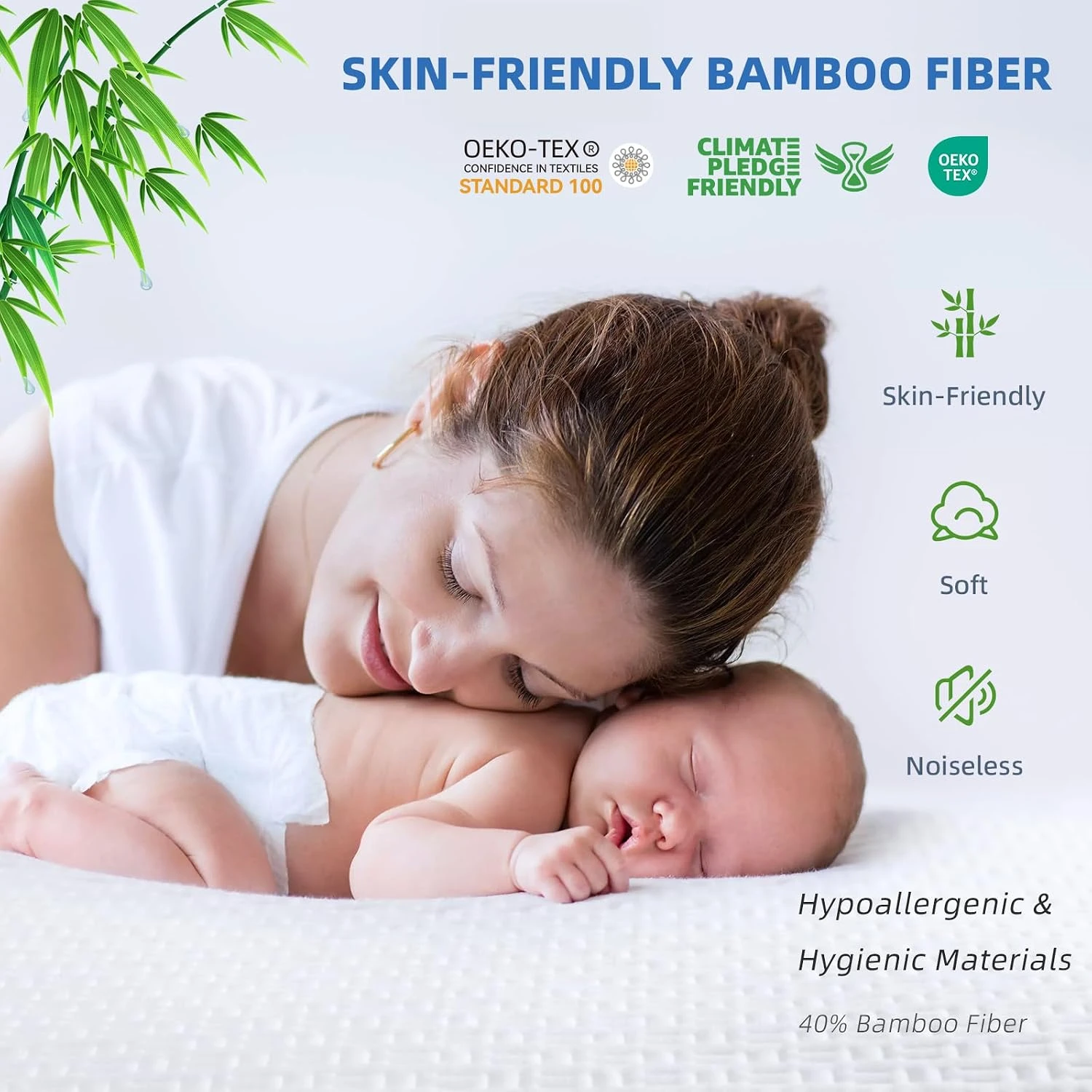 RestGuard Waterproof Mattress Protector Queen