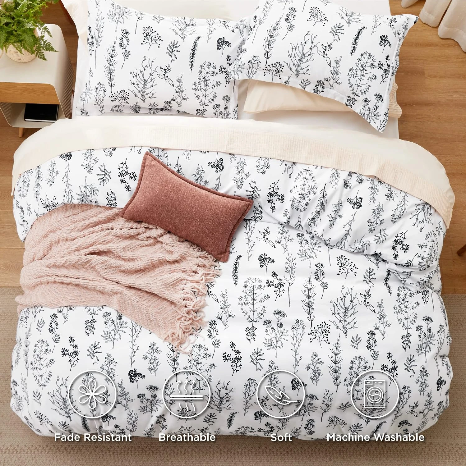 Bedsure Duvet Cover Queen Size