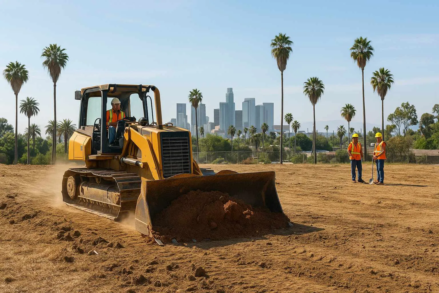 Land and site clearing in Los Angeles