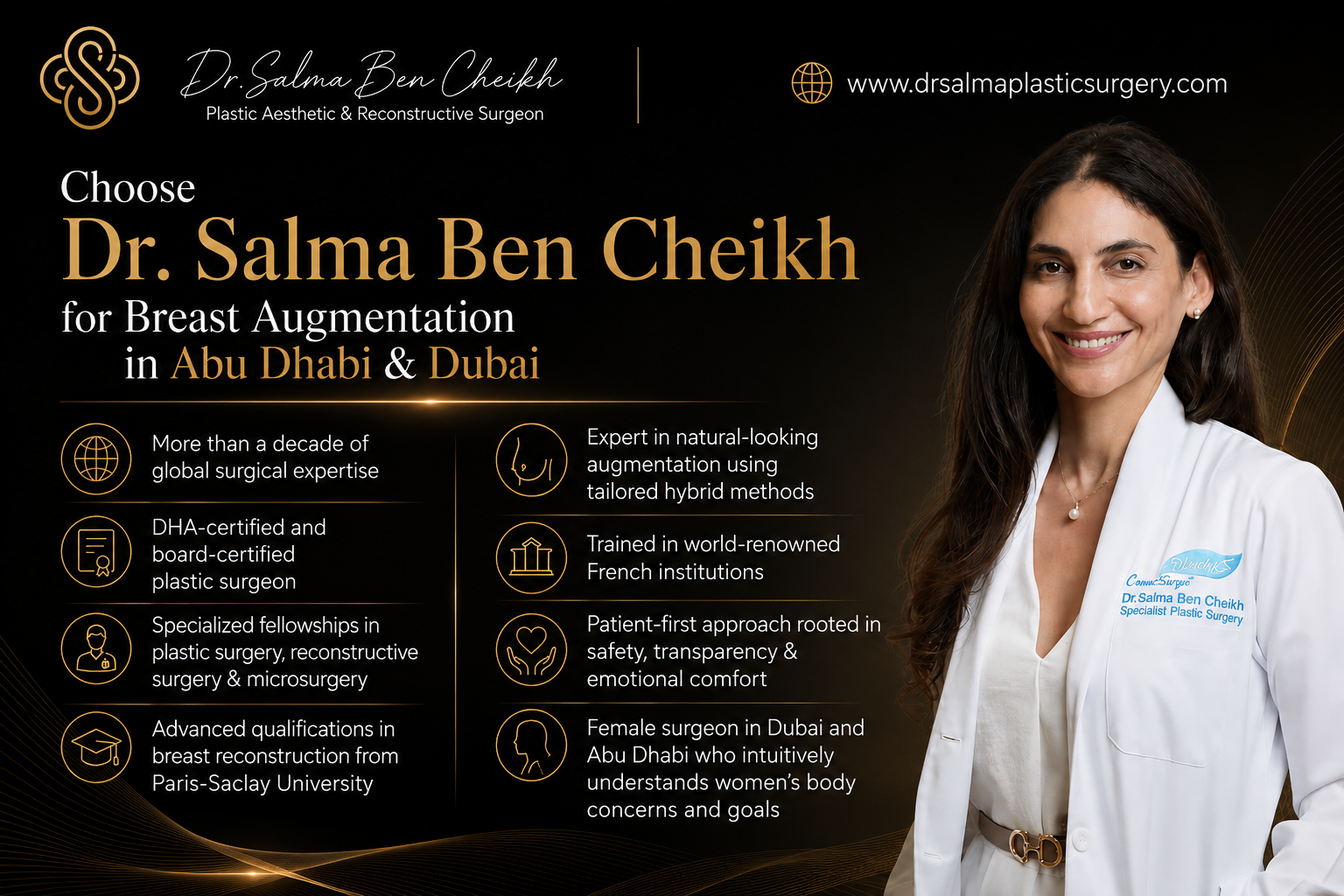 Why Choose Dr. Salma for Breast Augmentation in Abu Dhabi?