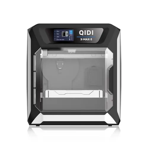 QIDI MAX3 3D Printer, High-Speed Large Size 3D Printers, 600mm/s Fast Print, Fully Auto Leveling, 65โ Chamber Heat, All-Around & High Precision Industrial Grade, Large Printing Size 12.8ร12.8ร12.4"