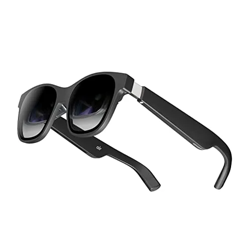 XREAL Air AR Glasses, Smart Glasses with Massive 201" Micro-OLED Virtual Theater, Augmented Reality Glasses, Watch, Stream, and Game on PC/Android/iOSโConsoles & Cloud Gaming Compatible