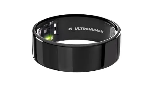 ULTRAHUMAN Ring AIR - No App Subscription, Smart Ring, Size First with Sizing Kit, Sleep Tracker, Track Recovery, Fitness Tracker, 6 Days Battery Life (Size 5)