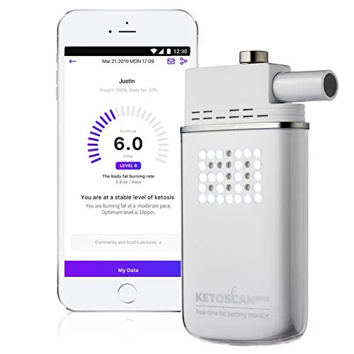 Best Wearable Fitness Trackers of 2024 3 V2 KETOSCAN Mini Breath Ketone Meter