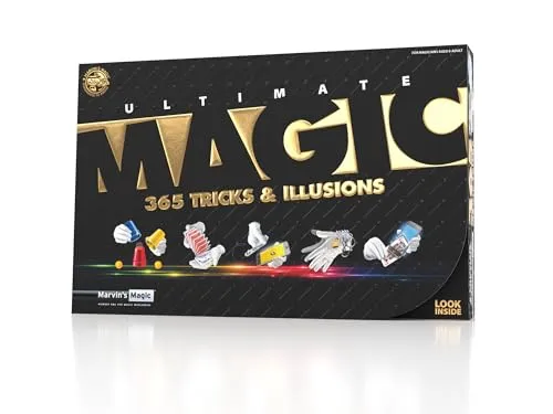 Home 46 Marvin's Magic - Kids Magic Set - 365 Ultimate Magic Tricks & Illusions | Magic Tricks for Kids | Includes Svengali Cards, Flash Money Trick, Mind Reading Tricks + Much More | Suitable for Age 6+