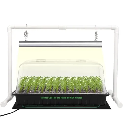 The Best Gardening & Botanical Kits for Eco-Friendly Enthusiasts 2 SOLIGT 1020 Size Seed Starter Kit with Grow Light and Heat Mat