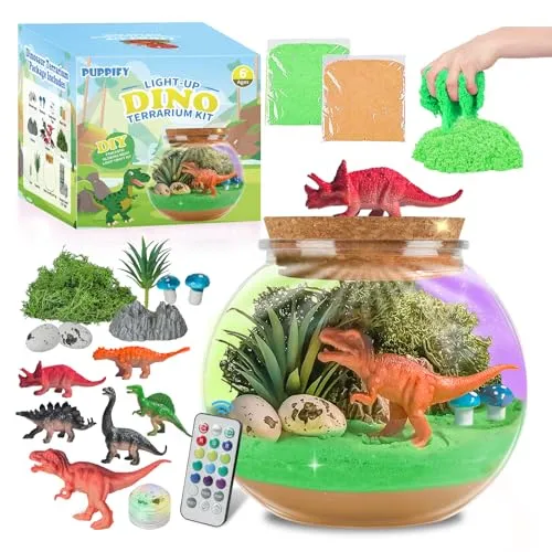 Products by Categories Grid 34 Dinosaur Terrarium Kit for Kids, DIY Dinosaur Arts and Crafts Toys for Boys, Birthday Gift for Boys Ages 4 5 6 7 8-12 Year Old, Best Dinosaur Present for Kids